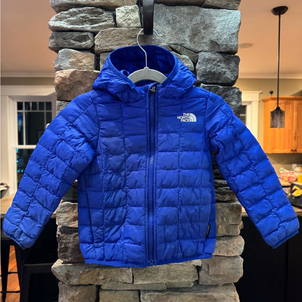 The North Face Kids Thermoball Blue Puffer Jacket